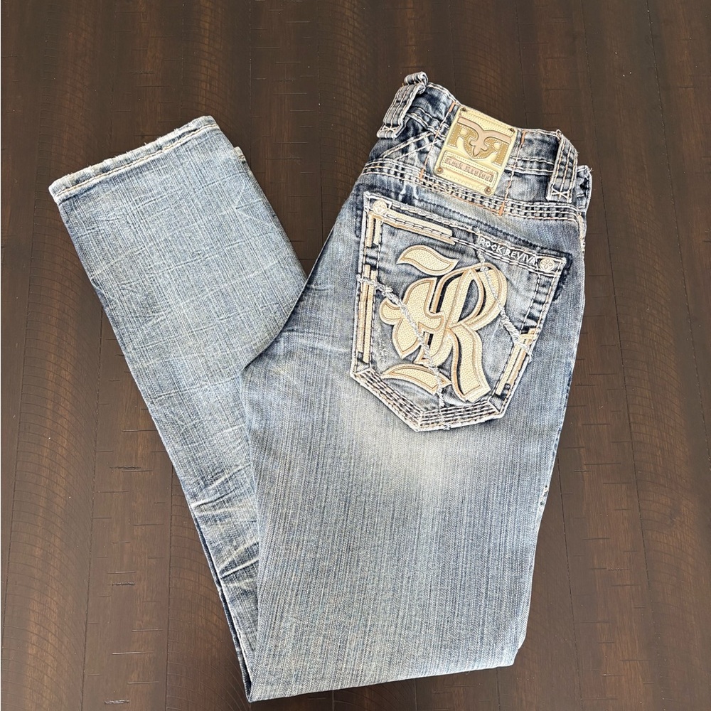 Rock Revival Blue Denim Jeans